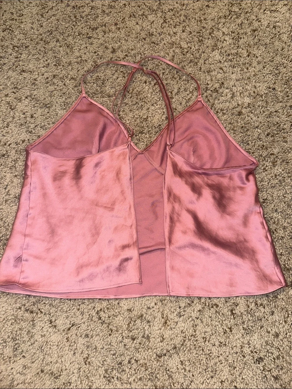 Victoria's Secret Satin Cami & Shorts Set - Dusty Rose